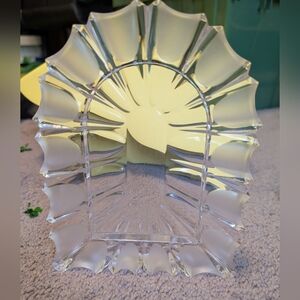 Vintage Mikasa Crystal Monarch Cathedral Frame